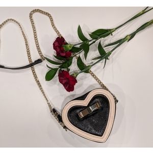 Victoria Secret Heart Shaped Crossbody Bag